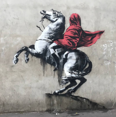 Banksy Crosses Borders